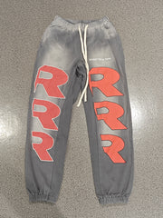 Pantalon décontracté à coupe ample avec motif graffiti