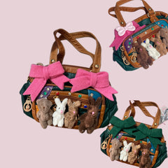 vintage cute bunny y2k hot girl messenger bag