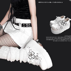 Lolita y2k platform height increasing shoes