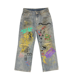 Personalized Music Festival Jeans