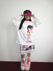 Snowflake Big Eyes Loose Top