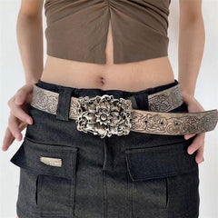 Ceinture gothique creuse punk rétro y2k