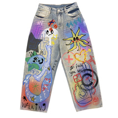 Artistic straight jeans