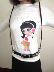 Snowflake Big Eyes Slim Top