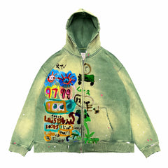 Dirty Dye Airbrush Jacket