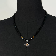 Tiger Eye Beaded Necklace