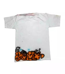 Graffiti Dopamine Draped Short Sleeve T-Shirt