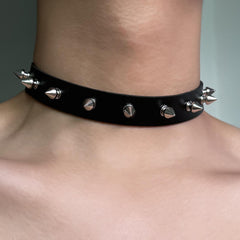 Dark Studded Gothic Collar