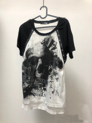 Punk skull goth short sleeves