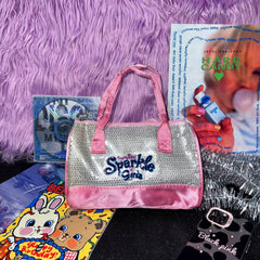 Vintage Y2K pink tote bag