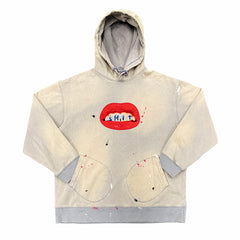 Genderless Painted Hooded Sweatshirt