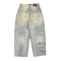 Colorful Punk Art Jeans