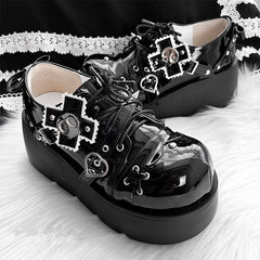 Lolita y2k platform height increasing shoes