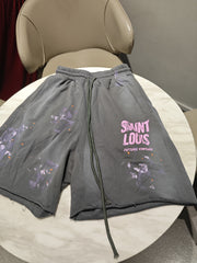 Sports casual shorts graffiti shorts