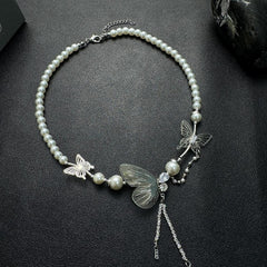 Butterfly and Pearl Design Accessories