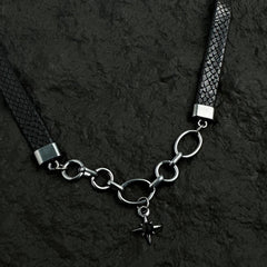 Dark Mango Patchwork Choker