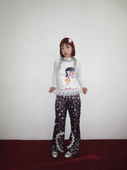 Snowflake Big Eyes Slim Top