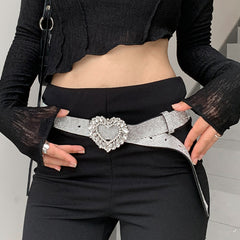 y2k hot girl wide belt