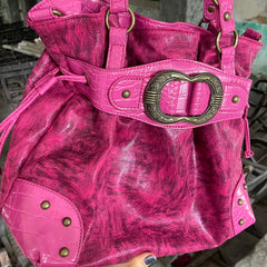 Millenium Rose Dirty Dye Aged Crossbody Bag