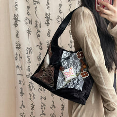 Leopard Lace Butterfly Bag