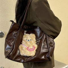 Bear Y2K Large Capacity Tote Bag