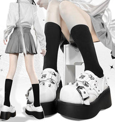 Punk y2k platform shoes