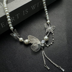 Butterfly and Pearl Design Accessories