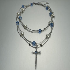 Blue Layers Necklace