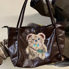 Bear Y2K Large Capacity Tote Bag