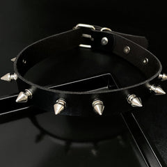 Dark Studded Gothic Collar