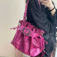 Millenium Rose Dirty Dye Aged Crossbody Bag