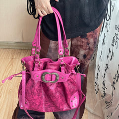 Millenium Rose Dirty Dye Aged Crossbody Bag