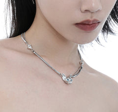 Cat necklace niche Y2k clavicle chain