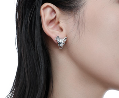 Cold style Y2K dark earrings cat earrings