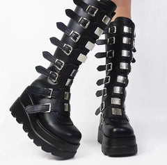 Gothic Y2K hot girl thick-soled Martin boots