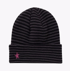 Star Stripe Vintage Knit Hat Wool Round Cold Cap