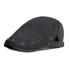 Retro rivet backwards forward hat y2k casual beret