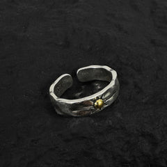 Adjustable Star and Sun Opening Ring