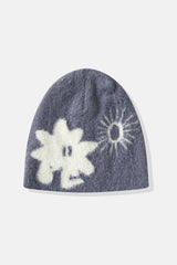 Nylon Jacquard Plush Knitted Hat Cute Beanies Cold Hat