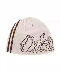 Jacquard Brimless Knit Cap