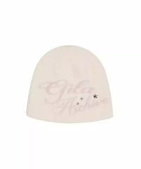 Monogrammed Star Studded Knit Cap