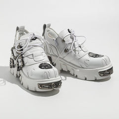 y2k cyberpunk rock platform shoes