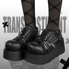 Lolita thick-soled sweet punk leather shoes