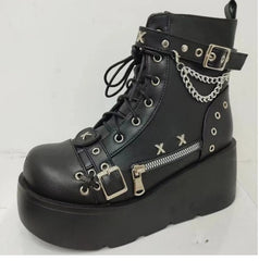 Y2K lolita height increasing martin boots