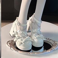 Sweet cool punk y2k high heels