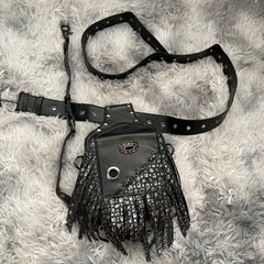 Punk Studded Shoulder Crossbody Bag