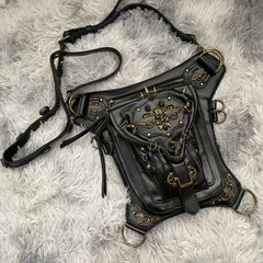 Punk Studded Shoulder Crossbody Bag